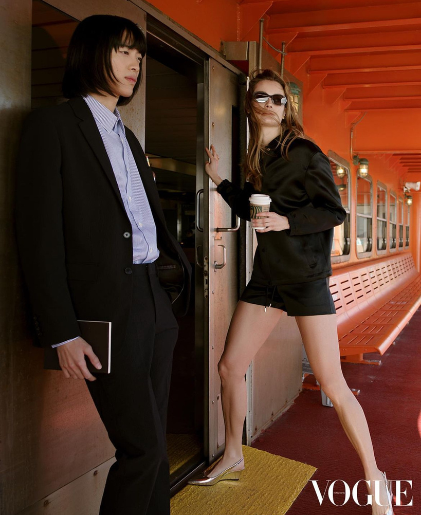 Vogue Hong Kong - Two on the Ferry.